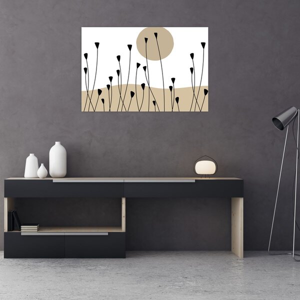 Obraz - Grafická lúka N⁰2 (90x60 cm)
