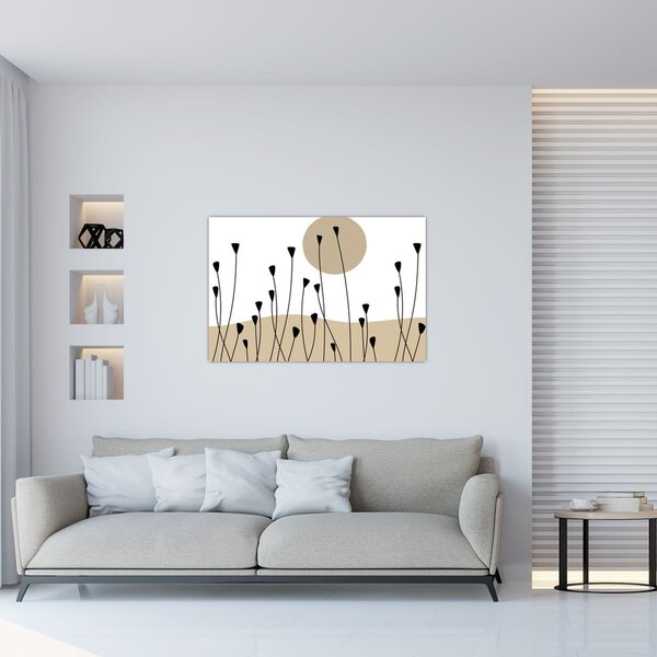 Obraz - Grafická lúka N⁰2 (90x60 cm)
