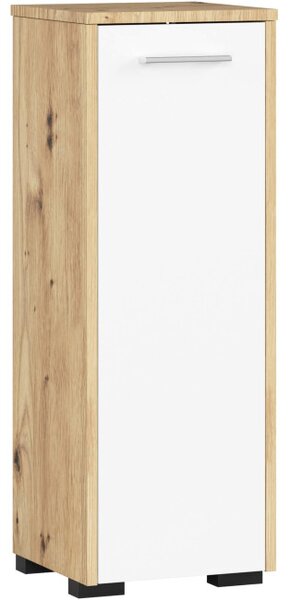 Kúpeľňová skrinka FIN S30 1D dub artisan / biela