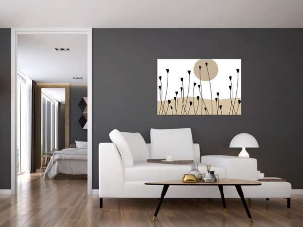 Obraz - Grafická lúka N⁰2 (90x60 cm)