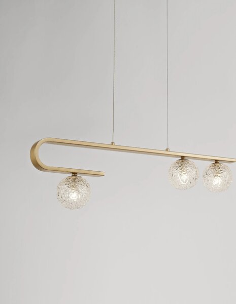 Retro luster Mirano 80 zlaté – Zlatá