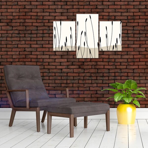 Obraz - Grafická lúka N⁰3 (90x60 cm)