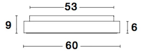 Stropné svietidlo LED so stmievaním Rando Smart 60 čierne – Čierna