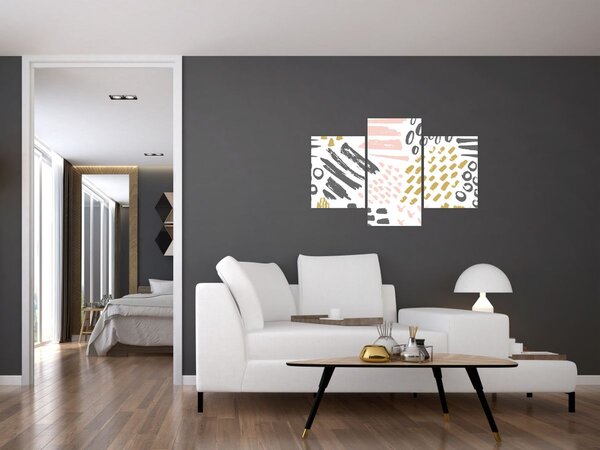 Obraz - Abstraktné ťahy (90x60 cm)