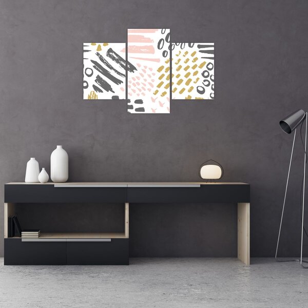 Obraz - Abstraktné ťahy (90x60 cm)