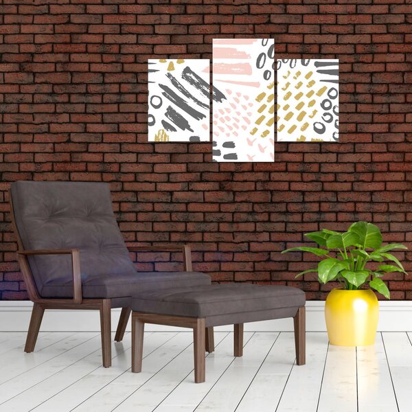 Obraz - Abstraktné ťahy (90x60 cm)