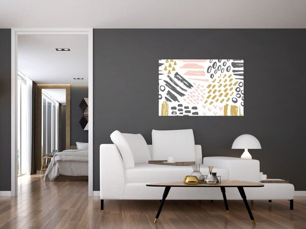 Obraz - Abstraktné ťahy (90x60 cm)