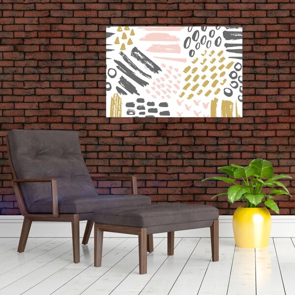 Obraz - Abstraktné ťahy (90x60 cm)