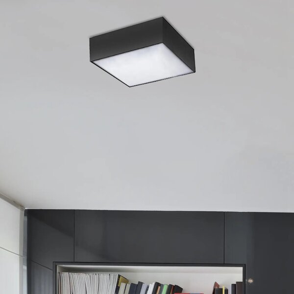 LED stropné svietidlo Monza S 22 4000K čierne – Čierna