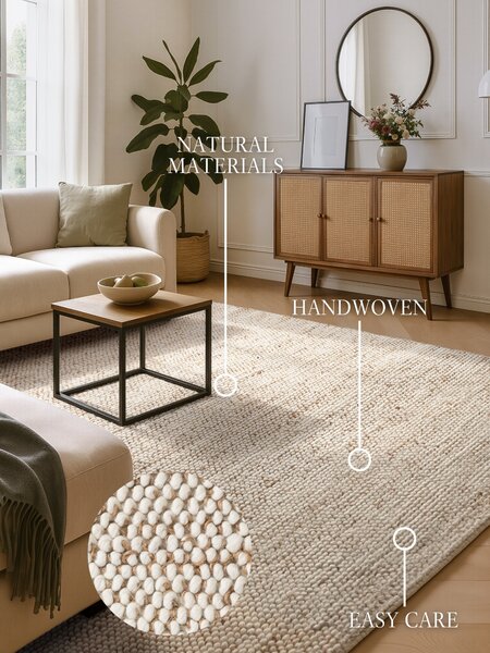 Villeroy & Boch , Kusový koberec Peas 106280 Cream Beige, 160x230, béžová, obývacia izba