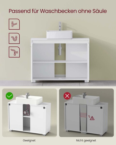 Skrinka pod umývadlo BBK515W01