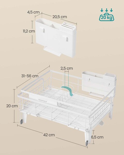 Odkvapkávač na riad KCS552W01