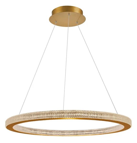 LED luster Fiore 80 zlaté – Zlatá