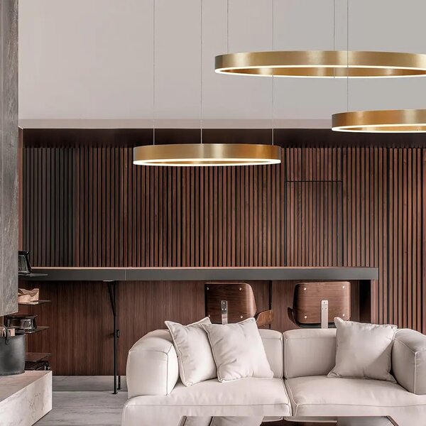 LED luster Motif 100 zlaté stmievateľné – Zlatá