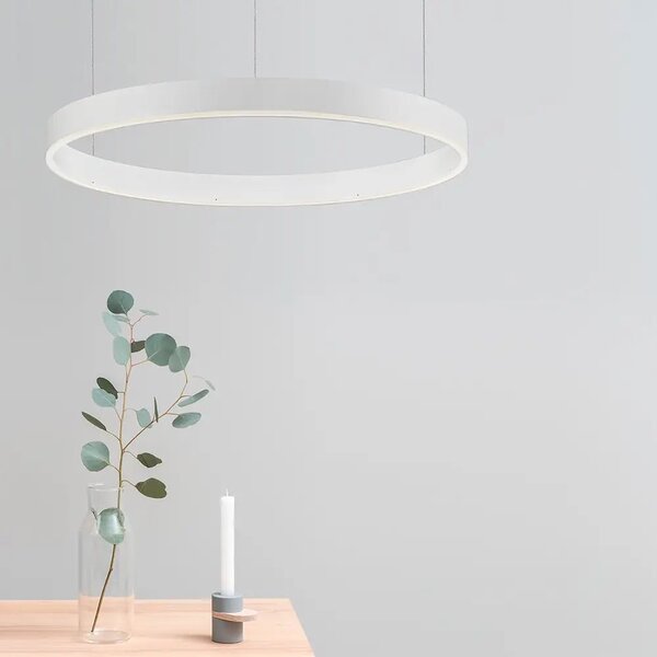 LED luster Motif 60 biele stmievateľné – Biela