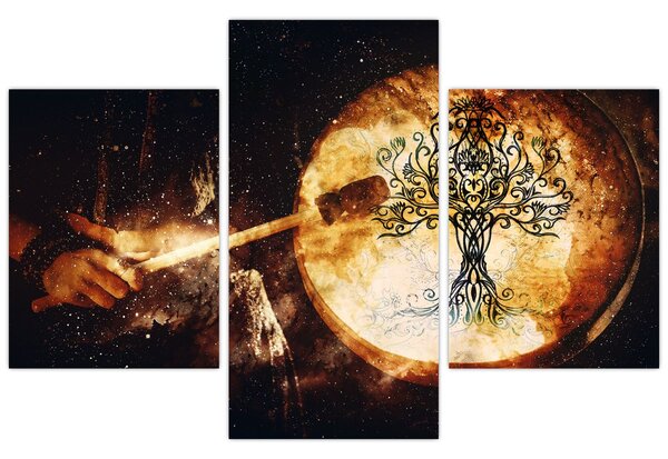Obraz - Tajomný strom života (90x60 cm)