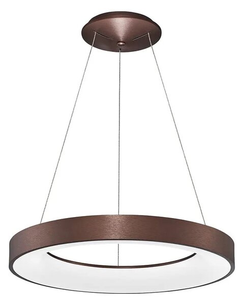 LED luster Rando Thin 60 3000K hnedá