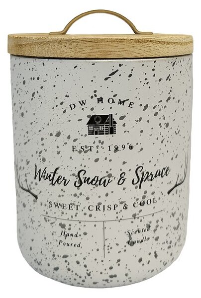 Winter Snow & Spruce - Vianočná sviečka DW Home 244g