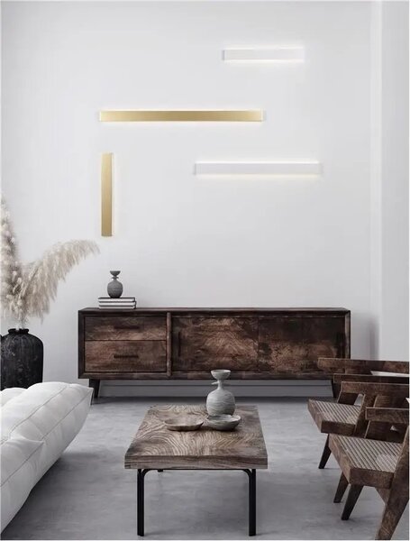 LED nástenné svietidlo Seline 60 biele – Biela