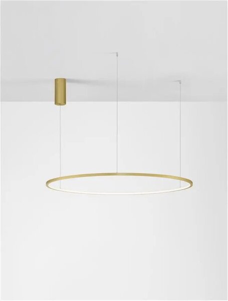 LED luster Tarquin 100 zlaté – Zlatá