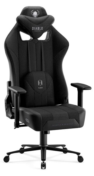 Látkové herné kreslo Diablo X-Player 2.0 Normal Size, čierne