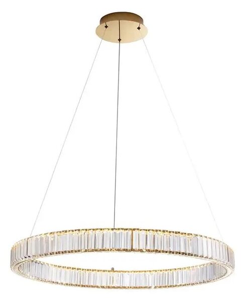 Krištáľový luster Aurelia 47W 80 zlaté – Zlatá