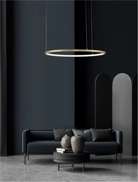 LED luster Tarquin 60 zlaté – Zlatá