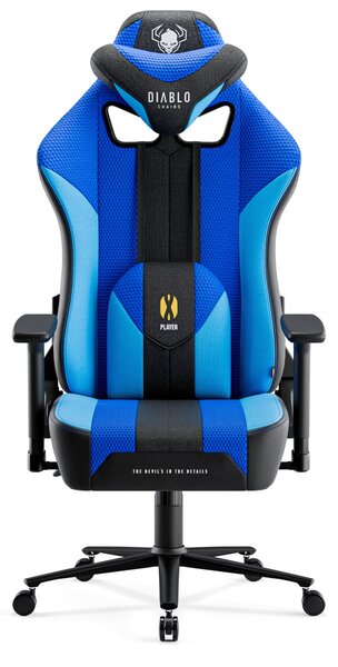 Látkové herné kreslo Diablo X-Player 2.0 King Size, Frost Black/ čierne