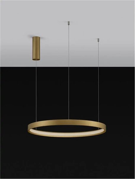 LED luster Perrine 60 zlaté – Zlatá