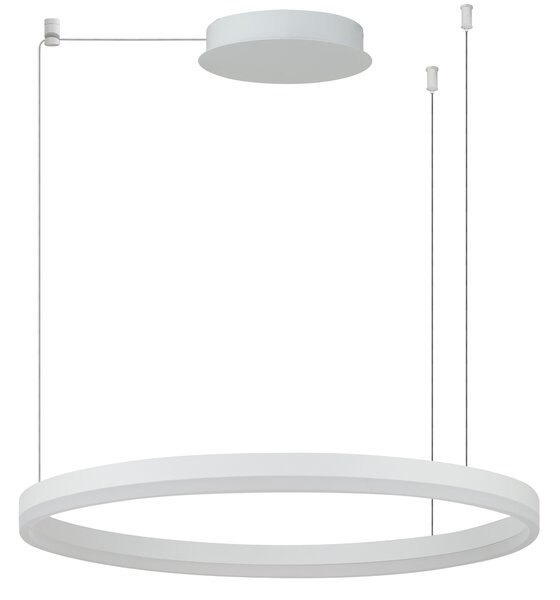 Moderný luster Halo 60 biele – Biela