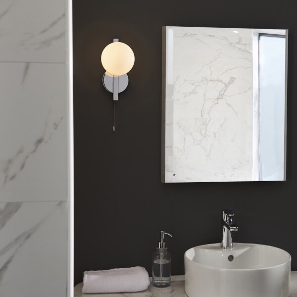 Endon 94080 - Kúpeľňové nástenné svietidlo SPA 1xG9/3W/230V IP44 lesklý chróm