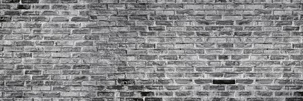 DIMEX | Fototapeta do kuchyne Sivý tehlový múr KI-180-300 | 180 x 60 cm | šedá, čierna