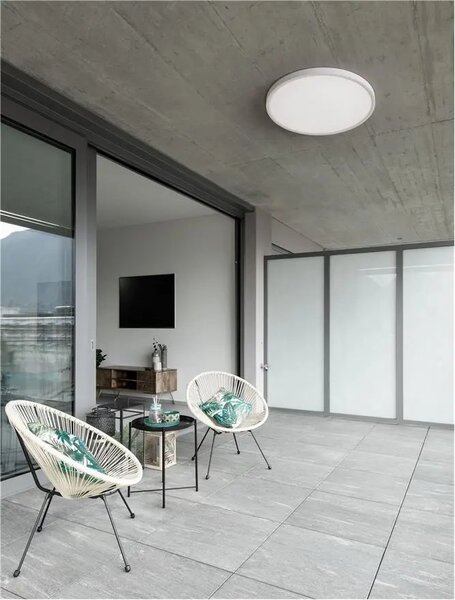 LED stropné svietidlo Dixie 40 biele – Biela