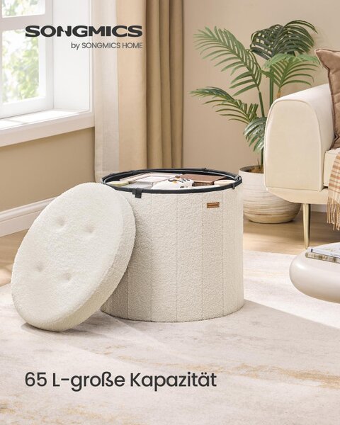 Taburetka s vekom LSF606W01 krémová