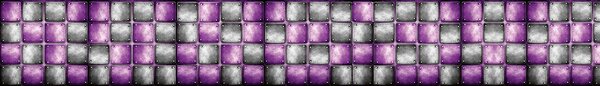 DIMEX | Fototapeta do kuchyne Kovové dlaždice KI-420-078 | 420 x 60 cm | fialová, metalická, šedá
