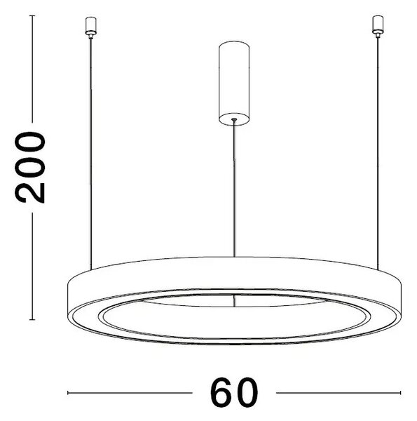 LED luster Sting 60 zlatá