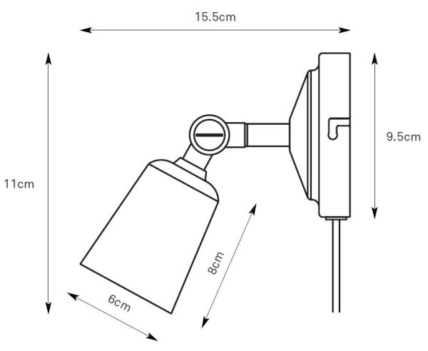 Markslöjd 108979 - Nástenné bodové svietidlo TINY 1xGU10/7W/230V lesklý chróm