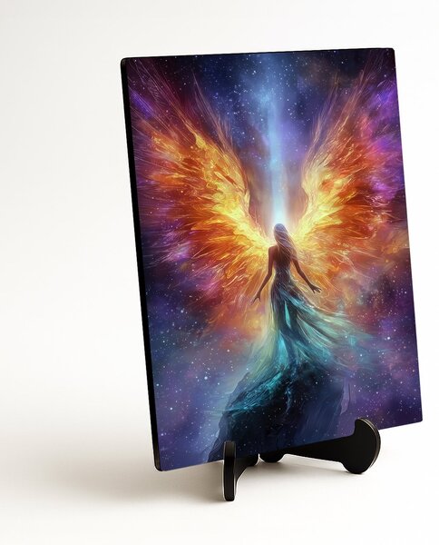 DUBLEZ | Farebný obraz - Energetický anjel | UV potlač, Premium