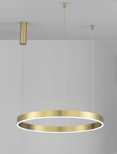 LED luster Motif 80 zlaté CCT s diaľkovým ovládaním – Zlatá
