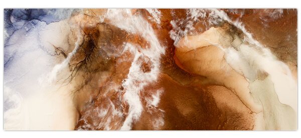 Obraz - Mramorová abstrakcia (120x50 cm)