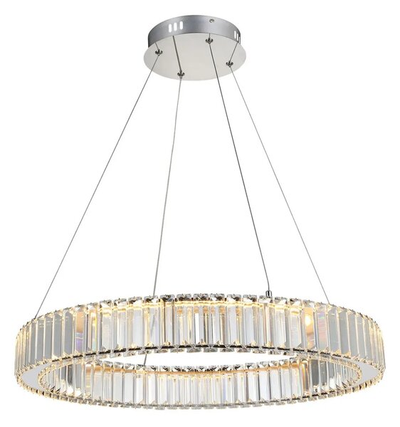 Luxusný stmievateľný luster Spark 60 Chrome – Chromová