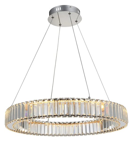 Luxusný stmievateľný luster Spark 60 Chrome – Chromová