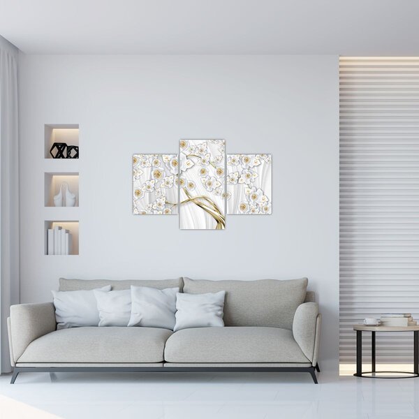 Obraz - Strom so zlatým dekorom (90x60 cm)