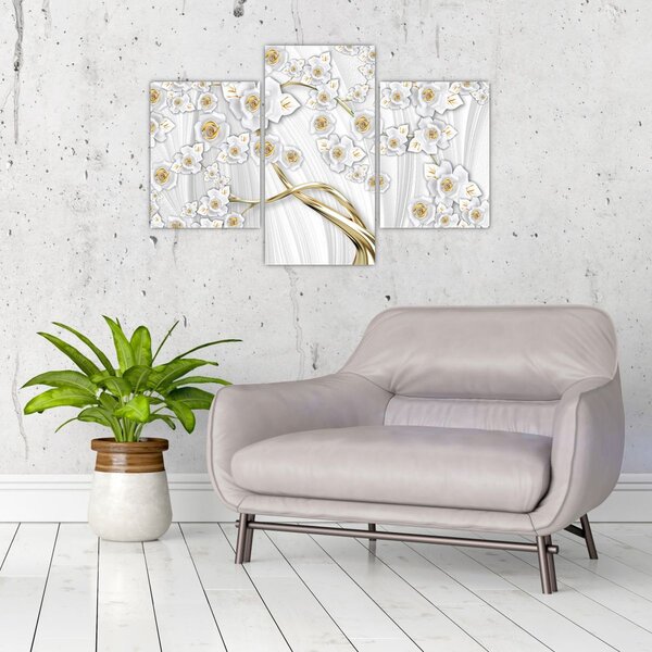 Obraz - Strom so zlatým dekorom (90x60 cm)