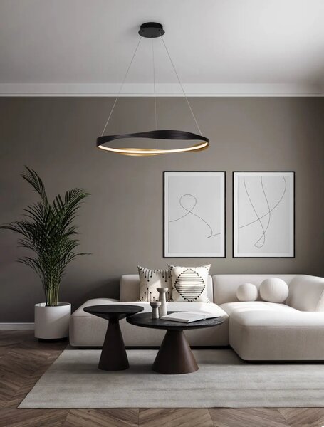 Dizajnový luster Platinum 80 – 80 x 80 x 12 cm