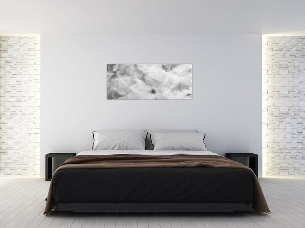 Obraz - Oblaky perie (120x50 cm)