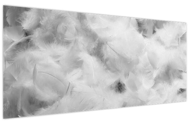Obraz - Oblaky perie (120x50 cm)