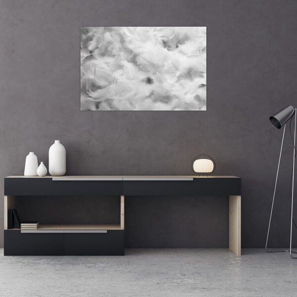 Obraz - Oblaky perie (90x60 cm)