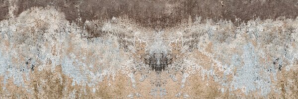 DIMEX | Fototapeta do kuchyne Betónový múr s trhlinami KI-180-270 | 180 x 60 cm | hnedá, béžová, šedá