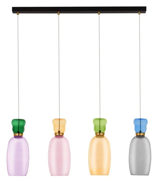 Dizajnový luster Pluma A – Viac farieb